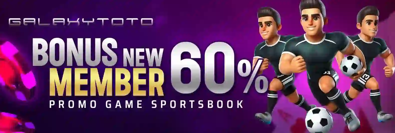BONUS MEMBER BARU 60% SPORTBOOK